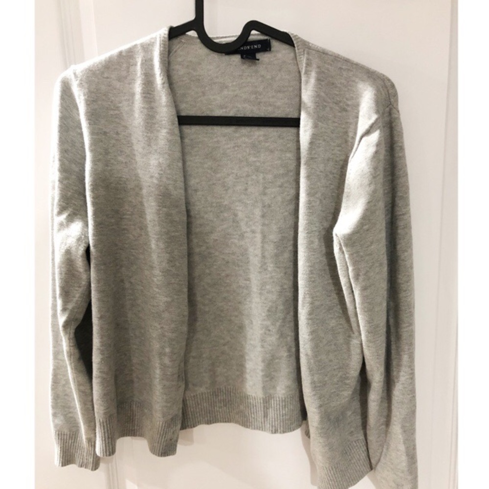 Land’s End Supima Cardigan EUC XS/P